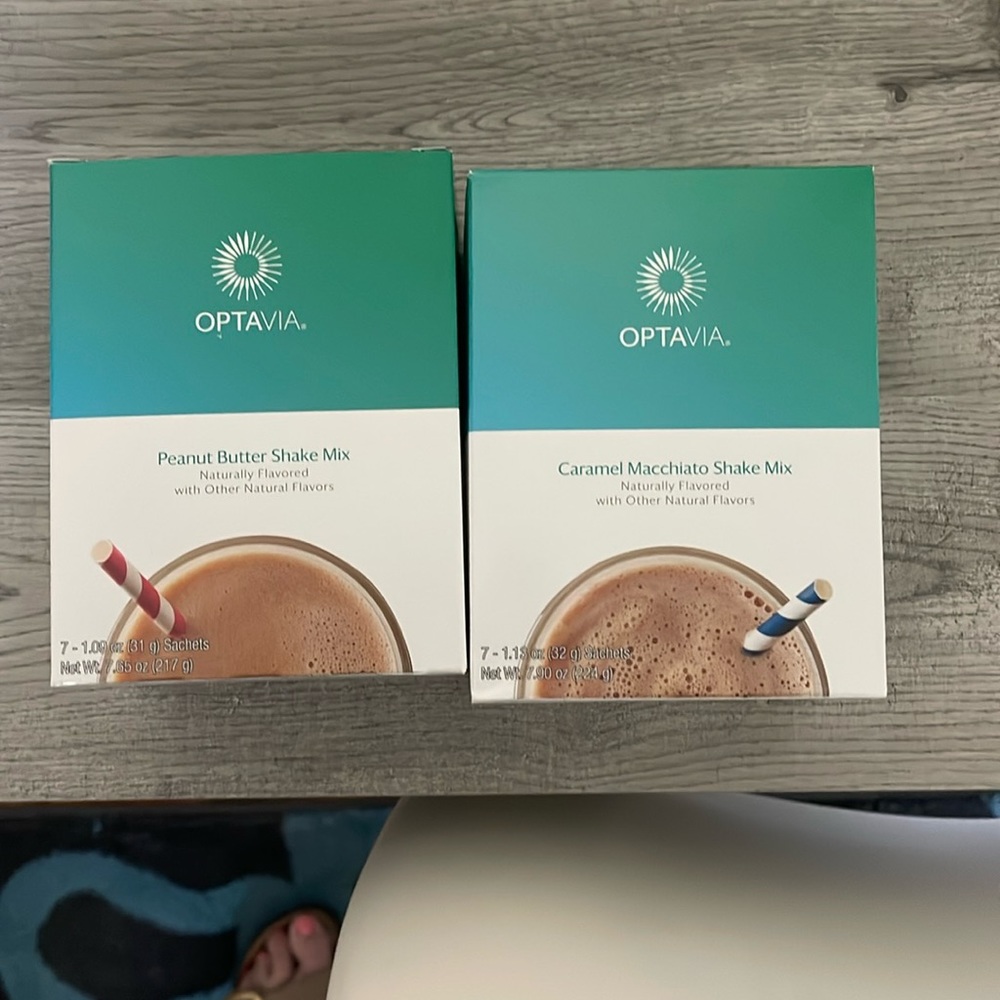 Lot of 2 OPTAVIA shake boxes